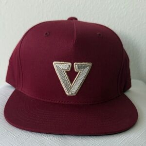 VISSLA Maroon V Logo Hat